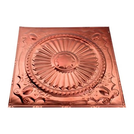 Acoustic Ceiling Products Great Lakes Tin Toronto 2' X 2' Lay-in Tin Ceiling Tile in Vintage Bronze - Y59-09